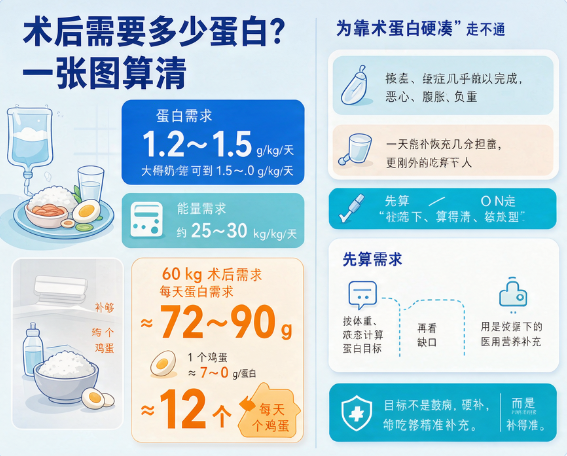 术后补营养，